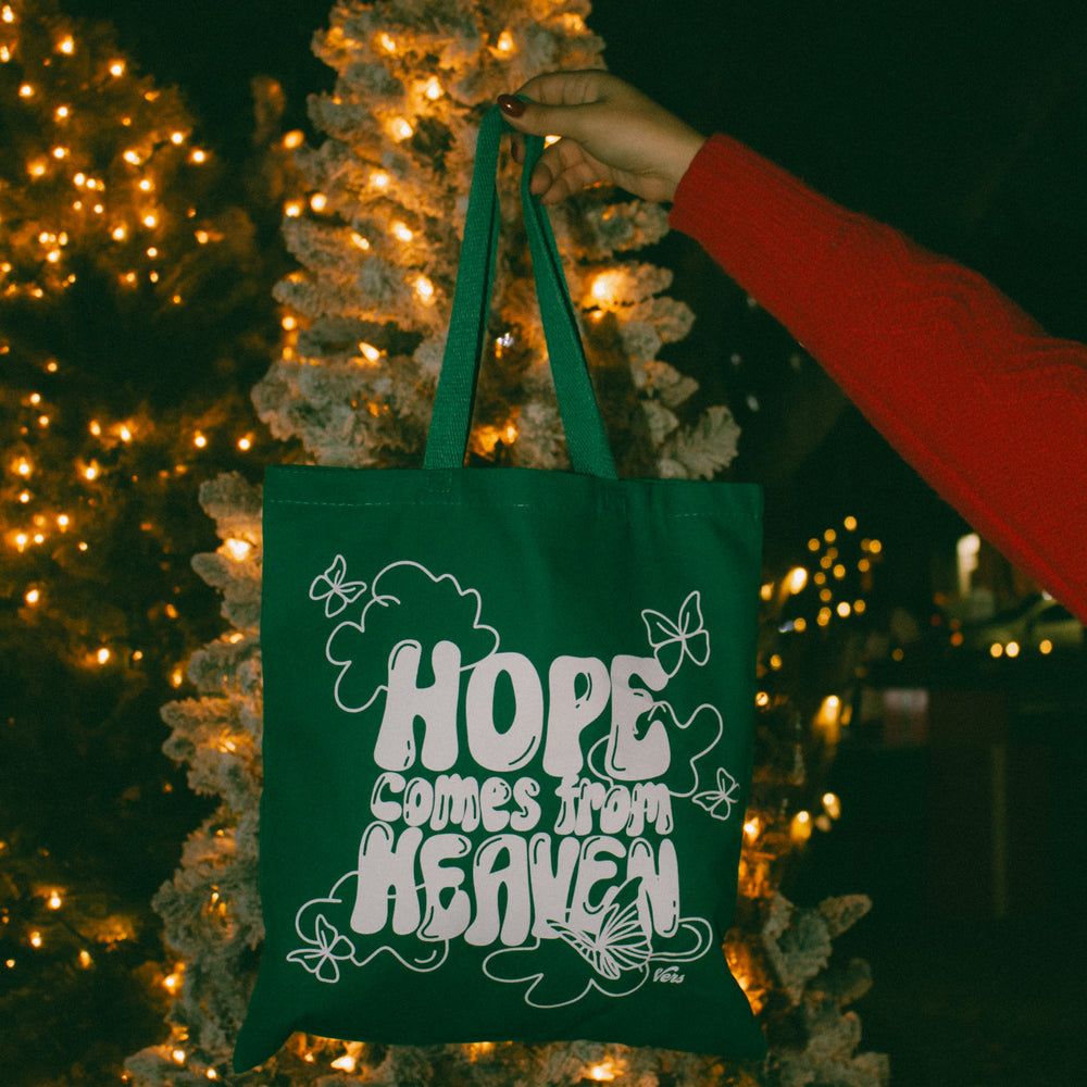 
                      
                        Hope Comes From Heaven Tote
                      
                    