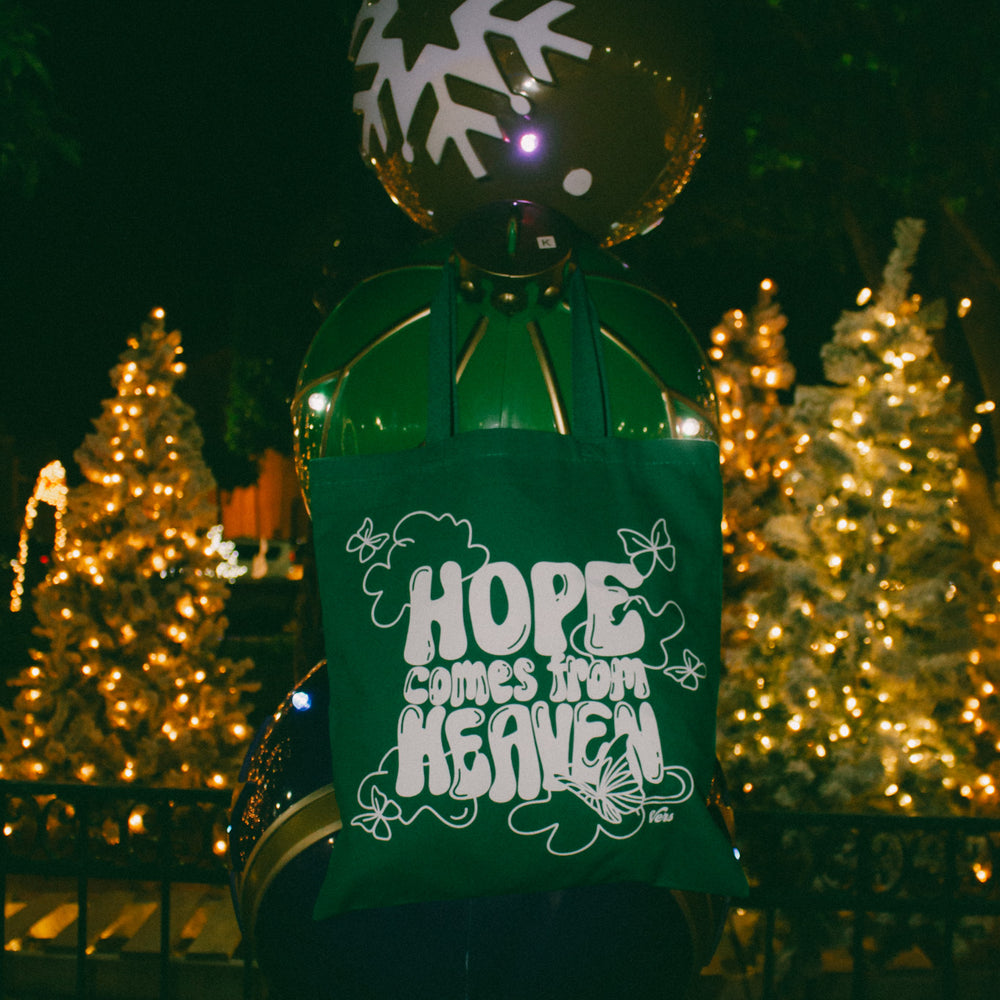 
                      
                        Hope Comes From Heaven Tote
                      
                    
